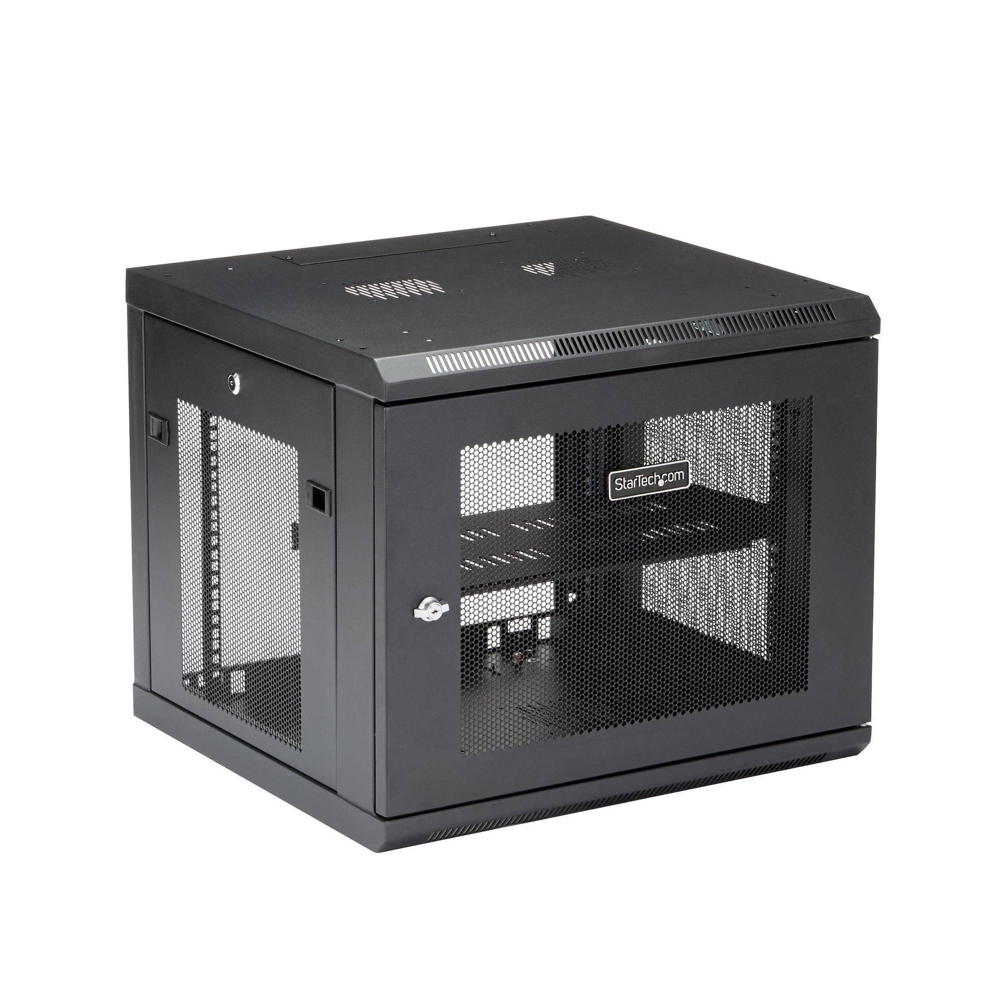 EAN 0065030870115 - StarTech.com RK920WALM armario rack Bastidor de pared Negro imagen 6
