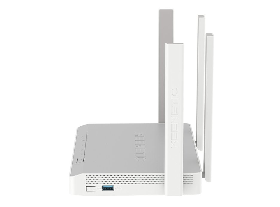 Keenetic Kn-3610 Router Inalámbrico Gigabit Ethernet Doble Banda (2,4 Ghz / 5 Ghz) Gris, Blanco