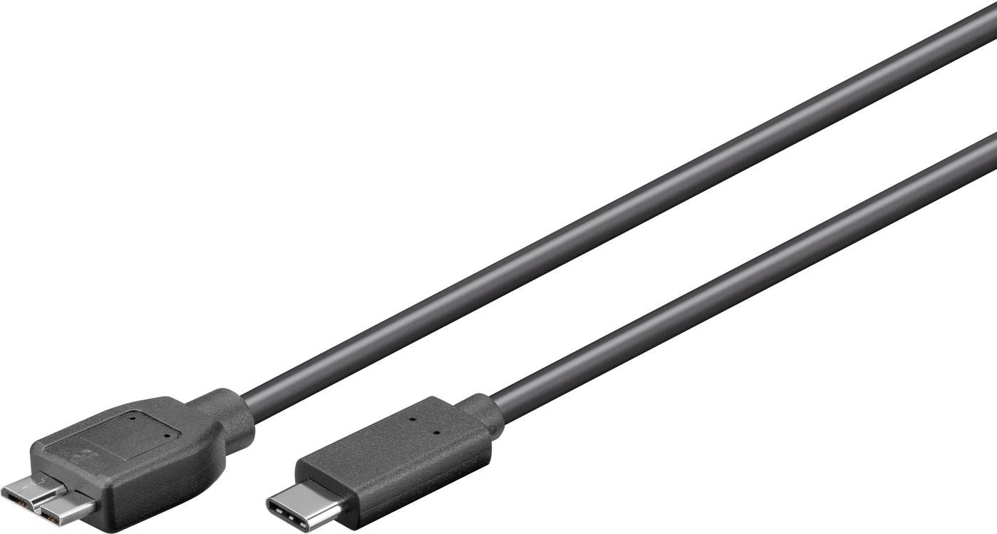 Microconnect 1.0m Usb Cable Usb 1 M Usb 3.2 Gen 1 (3.1 Gen 1) Usb C Micro-Usb B Negro