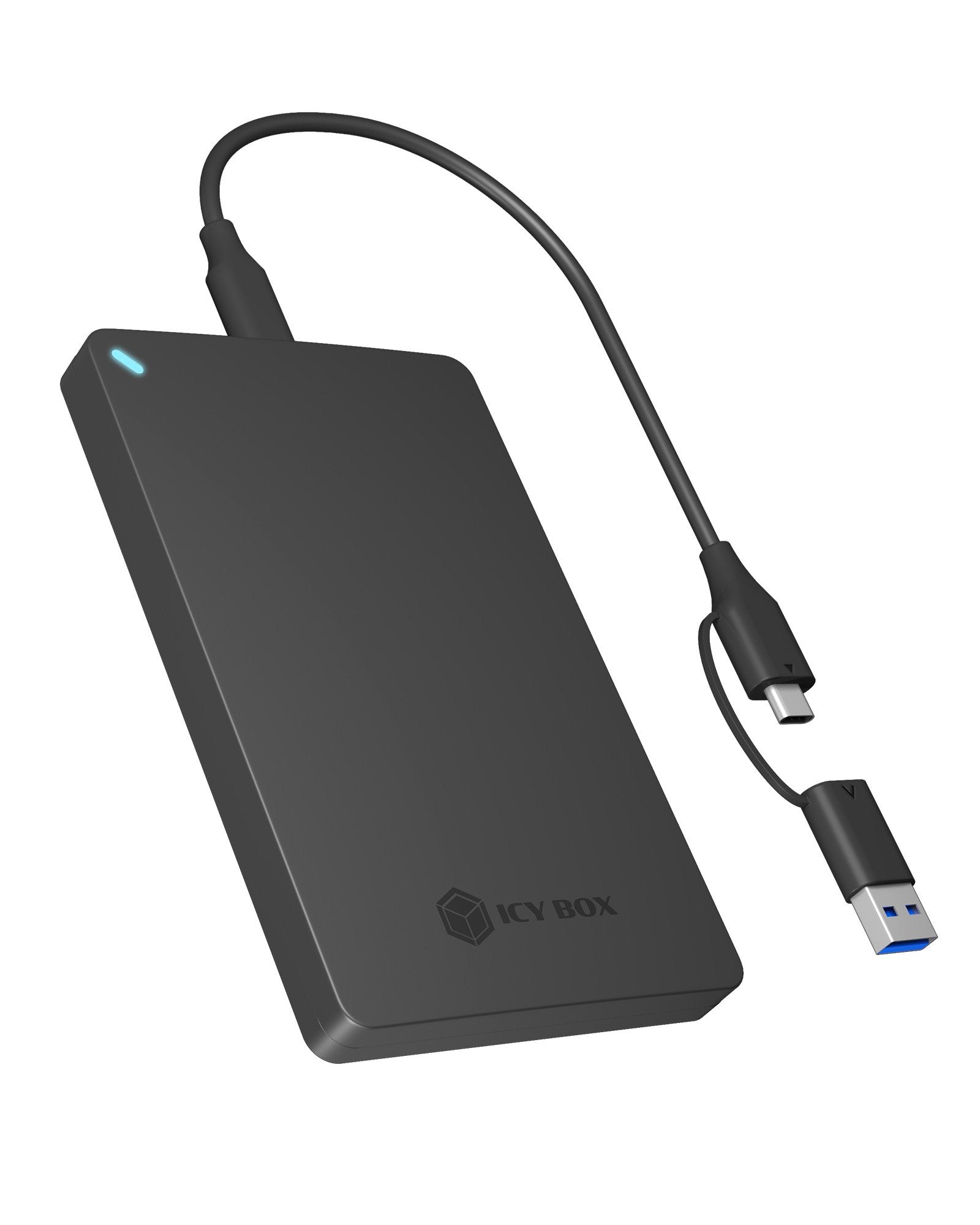 EAN 4250078174226 - ICY BOX IB-201T-CU31 Caja externa para unidad de estado sólido (SSD) Negro 2.5" imagen 1