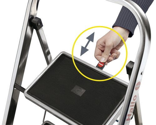 Hailo K70 Standardline 3 Step Stepladder