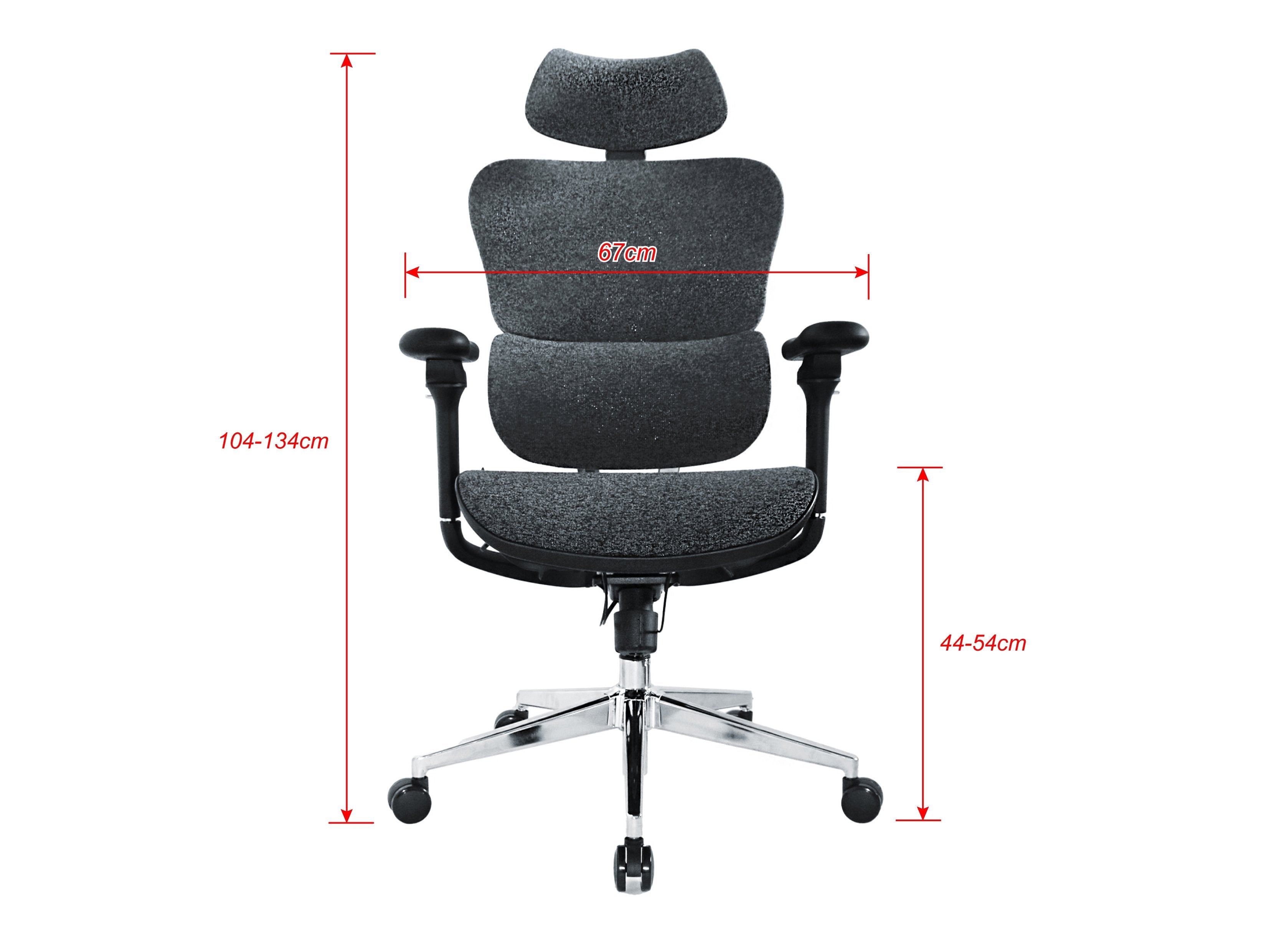 Silla De Oficina Ergonomica Equip 651050 Premium Color Negro Azulado Tapiceria Malla 5 Posiciones
