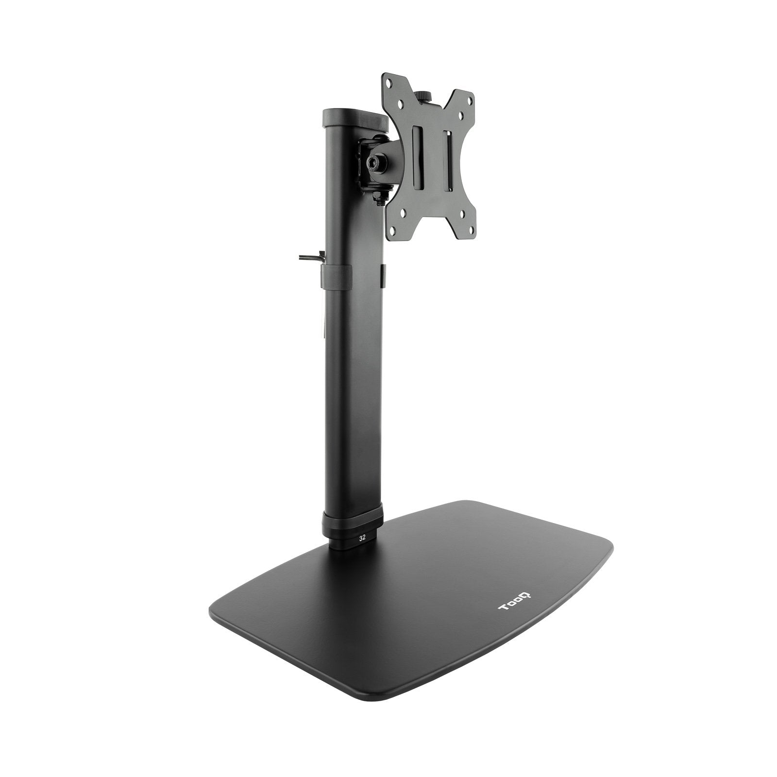 Tooq Soporte De Mesa Para Monitor De 17"-27" - Gestion De Cables - Peso Max 6kg - Vesa 100x100mm - Negro
