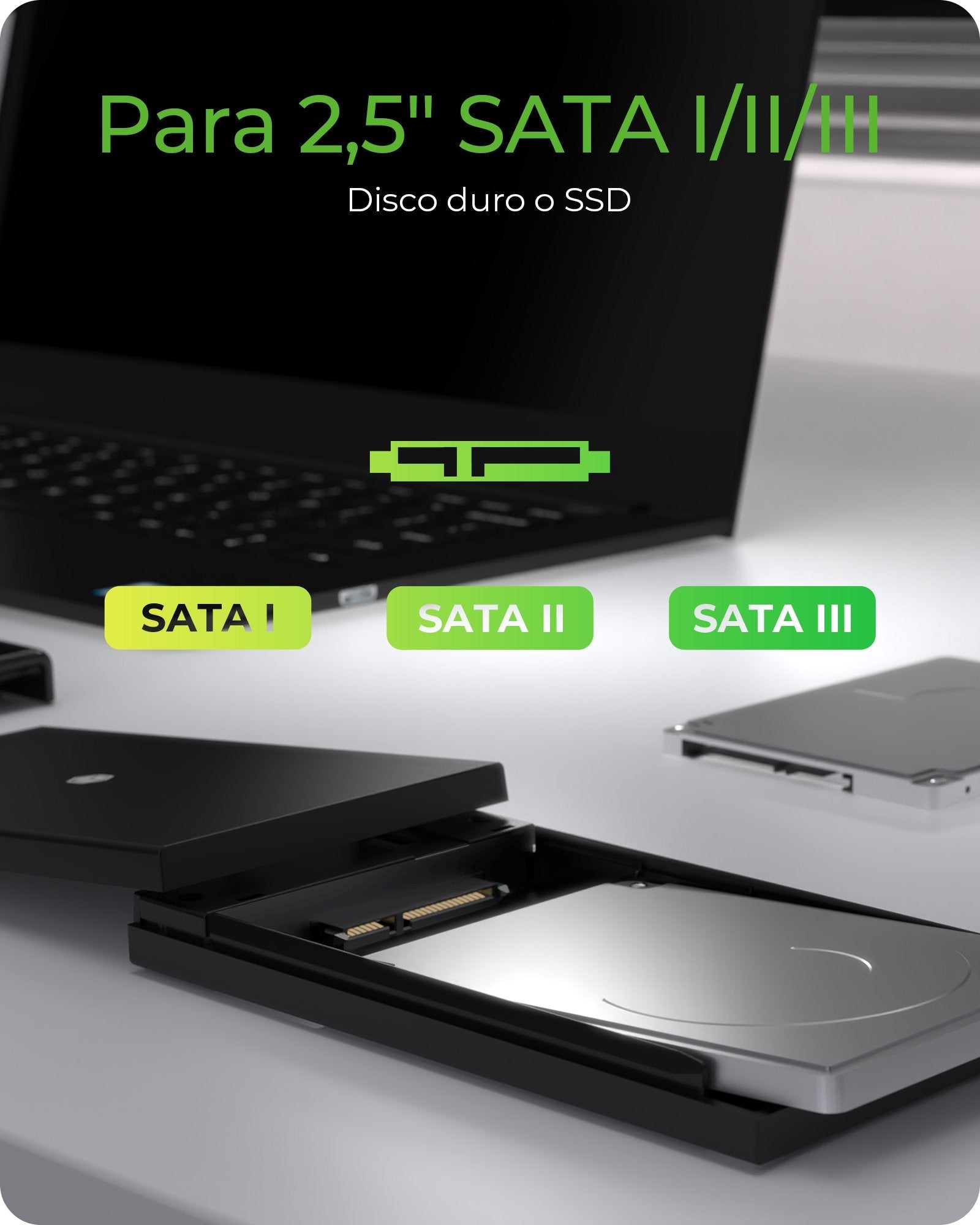 Raidsonic Icy Box Ib-200t-C3 Usb 3.2 Gen 1 Type-C Gehäuse