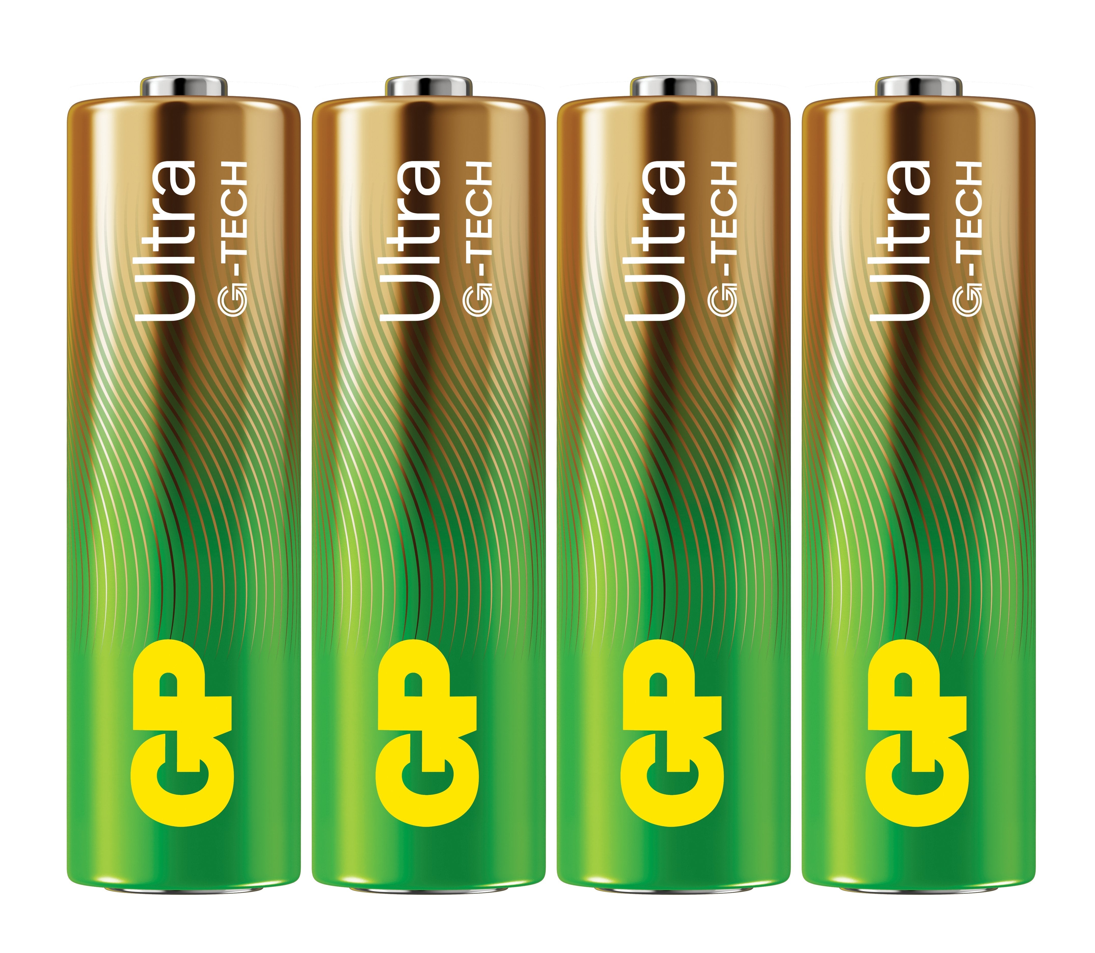 Gp Pilas Gp Ultra Alcalinas Aa Mignon Longlife, Lr06, 1,5 Voltios 4 Piezas, Con Nueva Tecnología G-Tech Gpult15a357c4