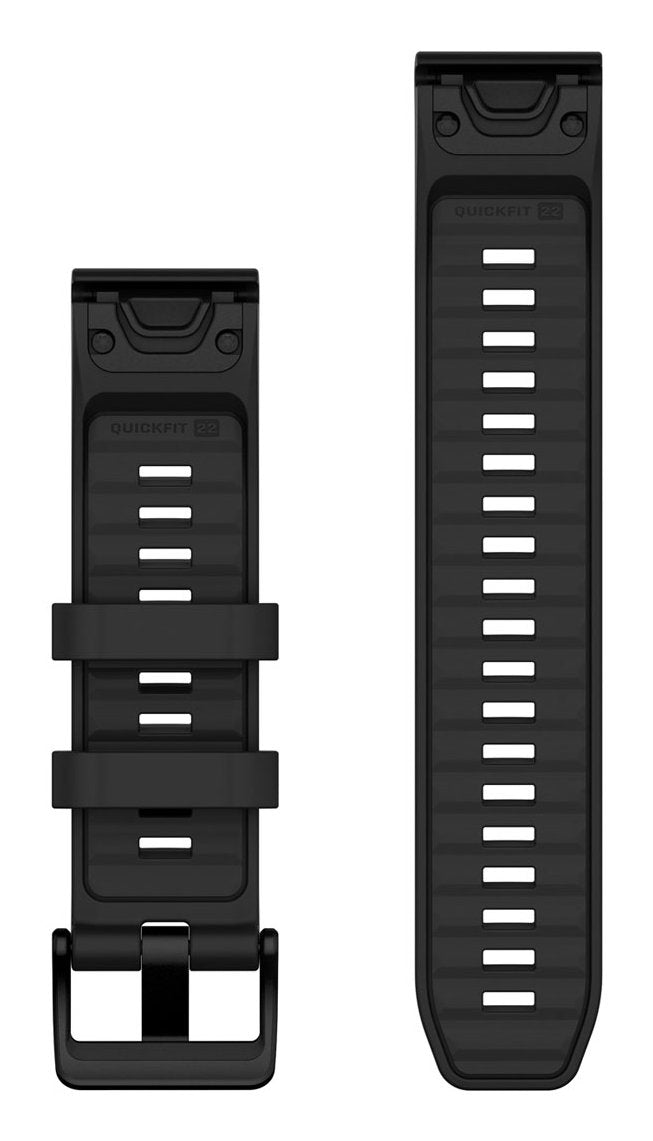 Garmin Ersatzarmband Quickfit 22mm Silikon Schwarz