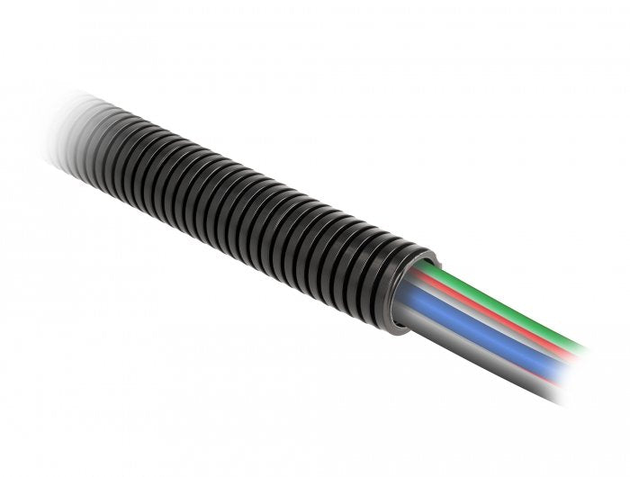 Delock Cableschutzschlauch 1 M X 28,5 Mm Schwarz