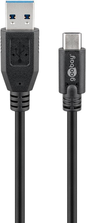 EAN 4040849712210 - Goobay 71221 cable USB USB 3.2 Gen 1 (3.1 Gen 1) 2 m USB A USB C Negro imagen 1