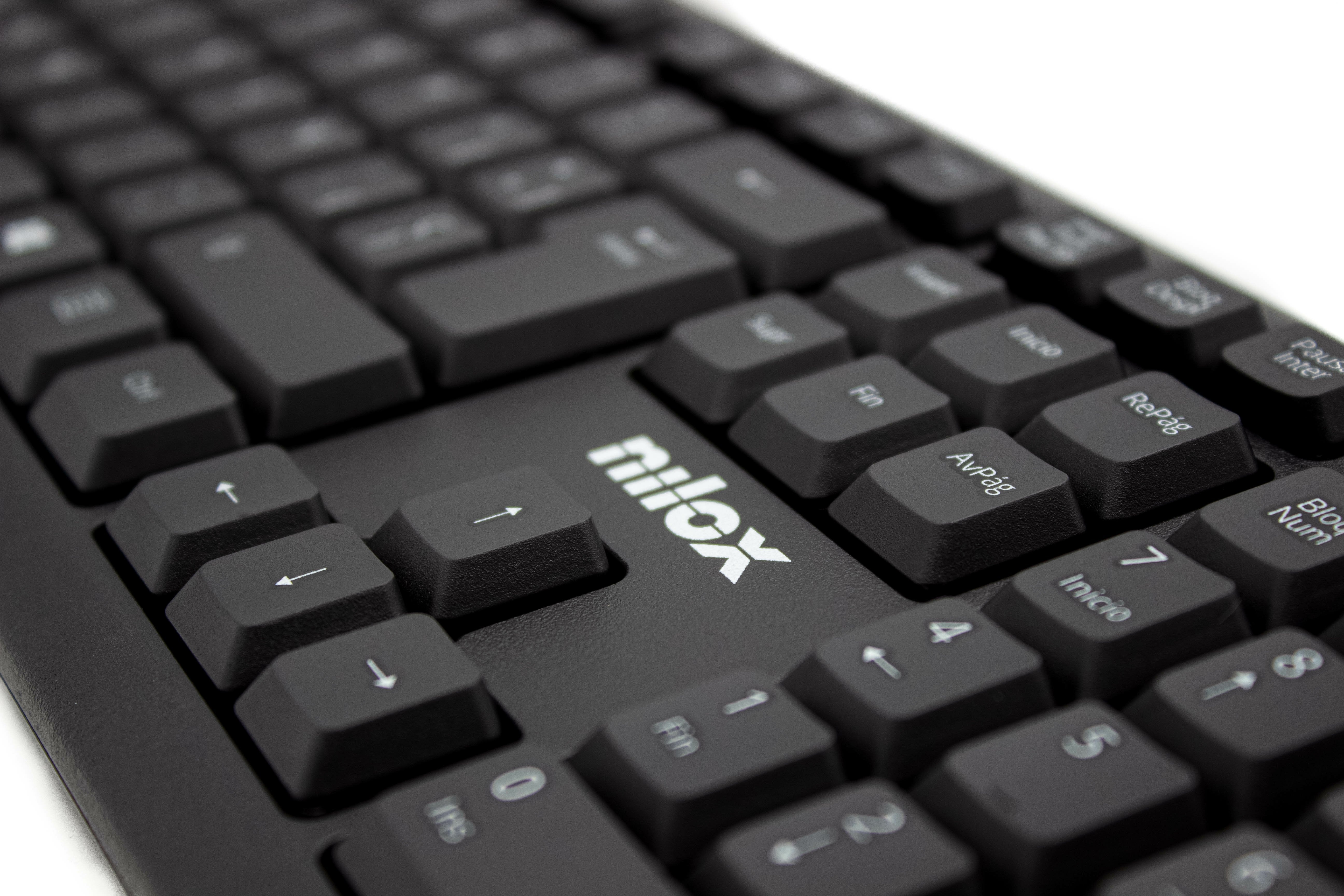EAN 8436556146145 - Nilox NXKBE000002 teclado Universal QWERTY Español Negro imagen 5