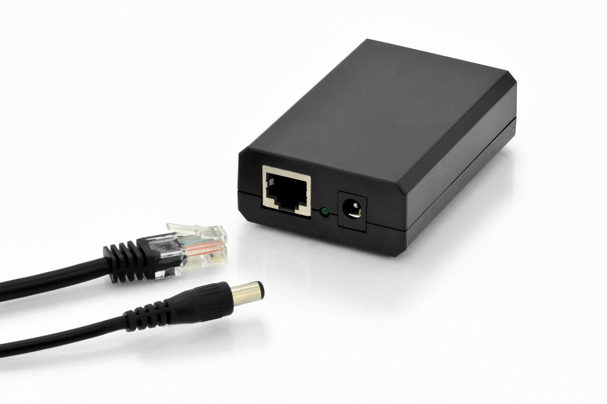 Splitter Digitus Gb 10/100/1000 Poe 802.3af Negro