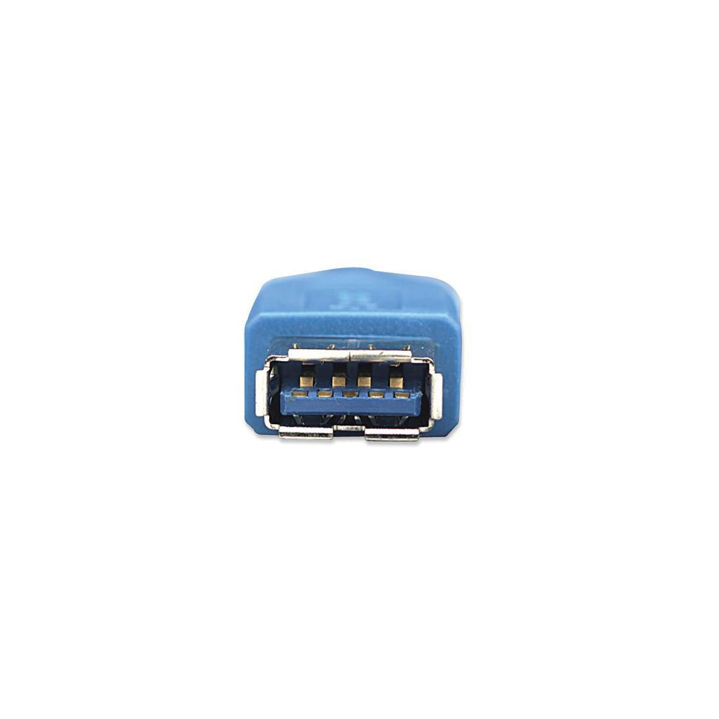 Manhattan Cable De Extensión Usb 2 M, Usb A, Usb A, Usb 3.2 Gen 1 (3.1 Gen 1), Macho/Hembra, Azul