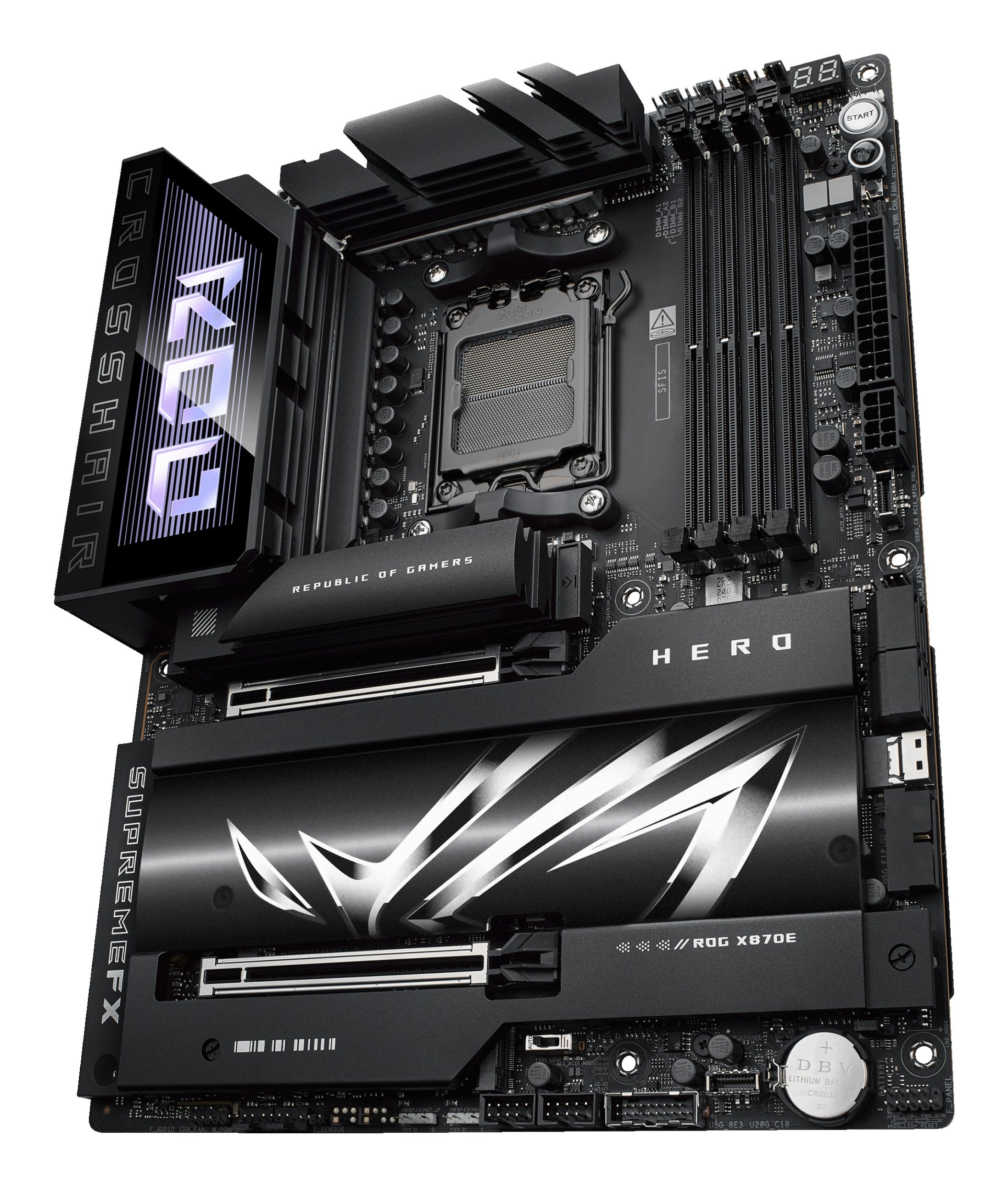 EAN 4711387710302 - ASUS ROG CROSSHAIR X870E HERO AMD X870E Zócalo AM5 ATX imagen 9