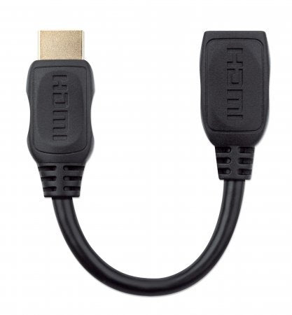 Extensión Hdmi Manhattan Con Canal Ethernet 4k @ 60hz 0.2m