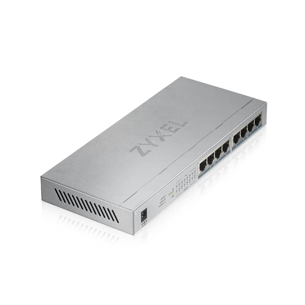 EAN 4718937604135 - Zyxel GS1008HP No administrado Gigabit Ethernet (10/100/1000) Energía sobre Ethernet (PoE) Gris imagen 5