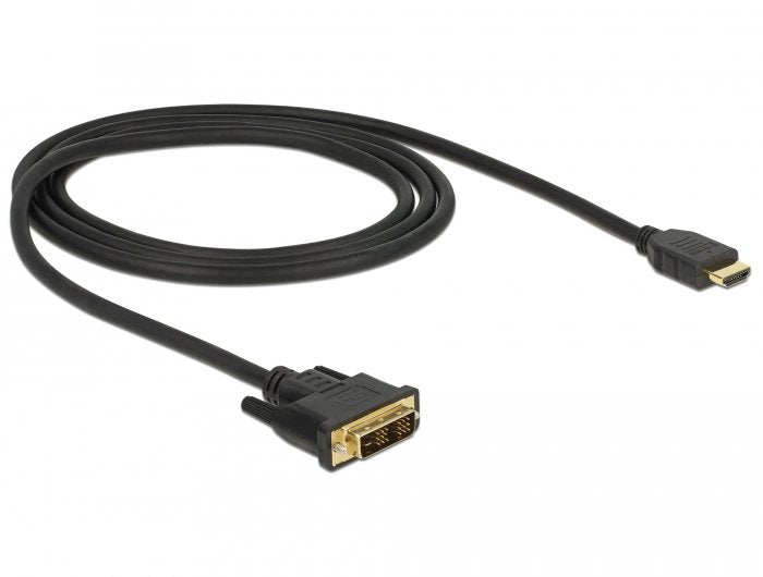 Delock 85582 Cable Hdmi -> Dvi-D 1m Negro