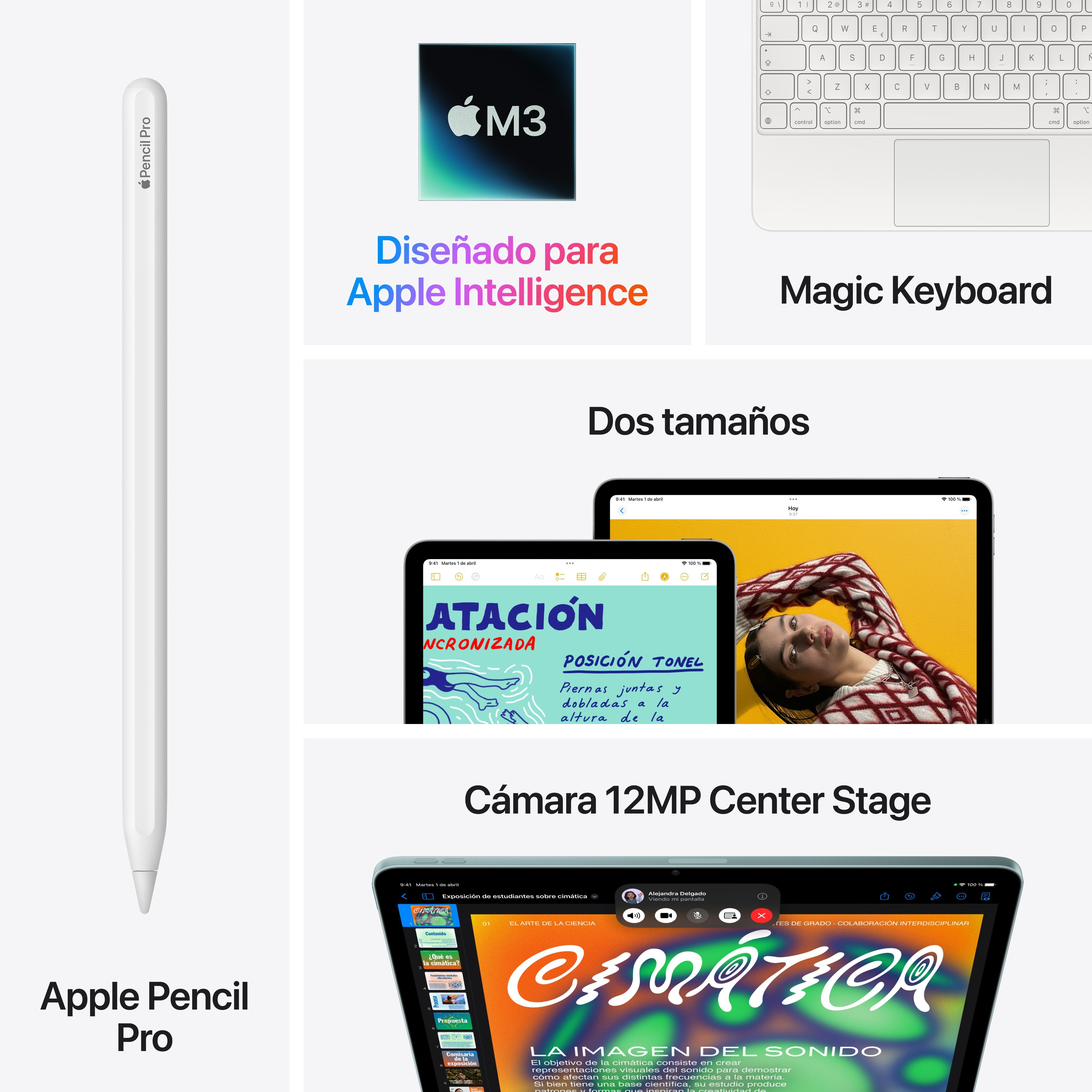 EAN 0195949999871 - Apple iPad Air Apple M 512 GB 27,9 cm (11") 8 GB Wi-Fi 6E (802.11ax) iPadOS 18 Púrpura imagen 9