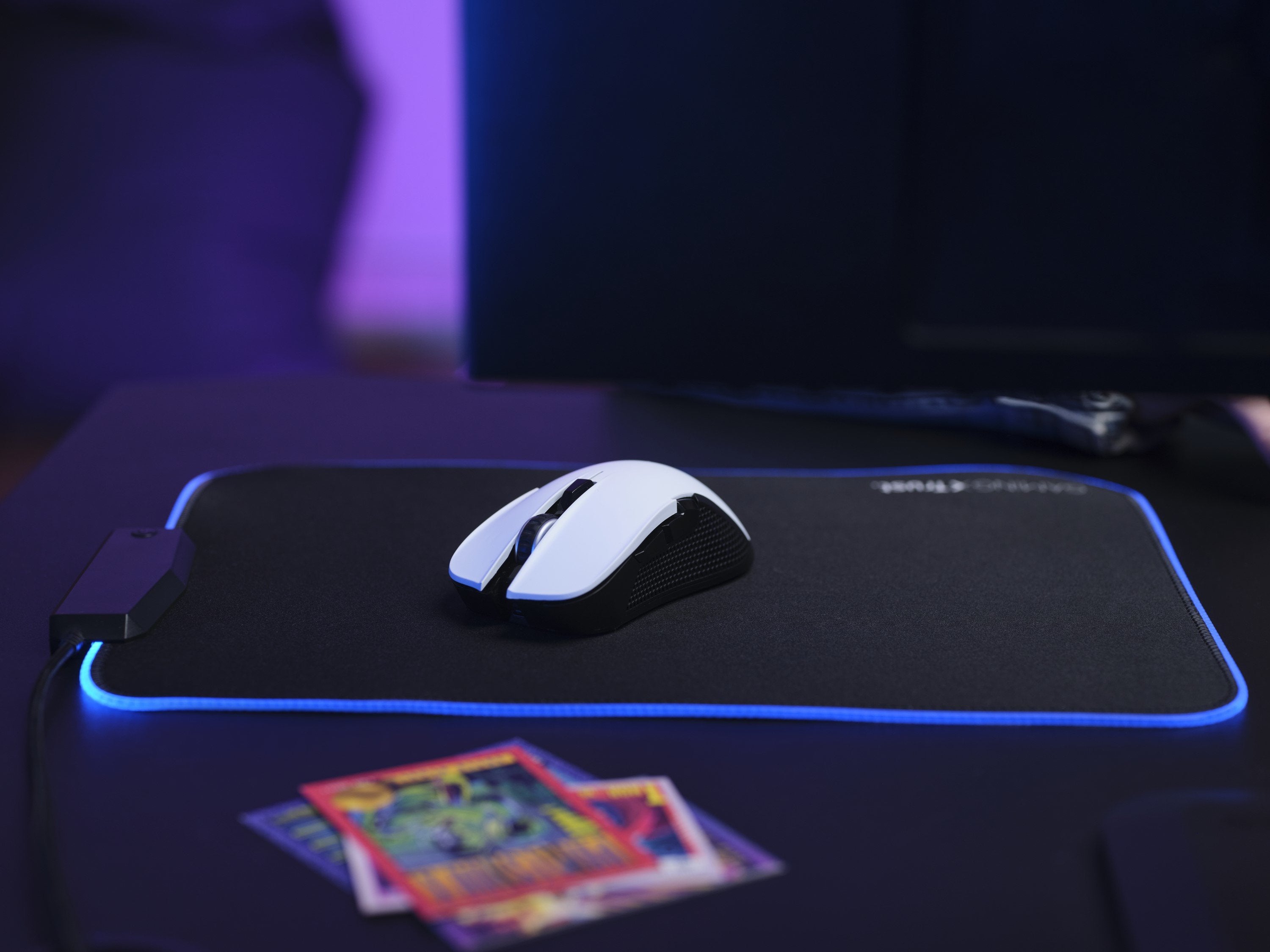 Ratón Gaming Inalámbrico Trust Gaming Gxt 923w Ybar Batería Recargable Hasta 7200 Dpi Blanco