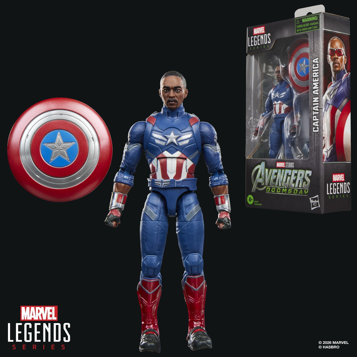 Figura Hasbro Marvel Legends Series Avengers Doomsday Captain America