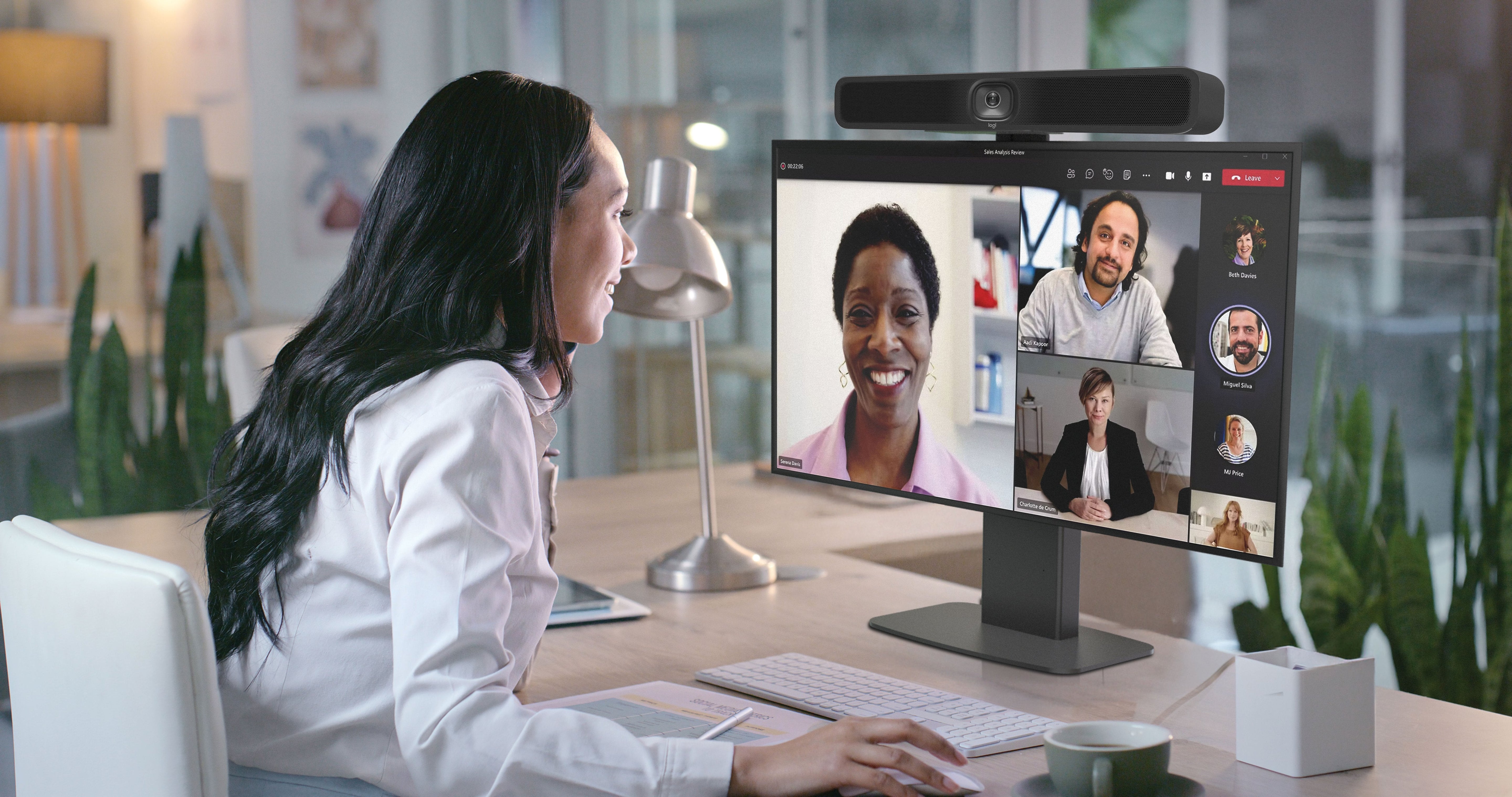 Vision Vfm-Dsxp Soporte Para Monitor 165,1 Cm (65") Escritorio Negro