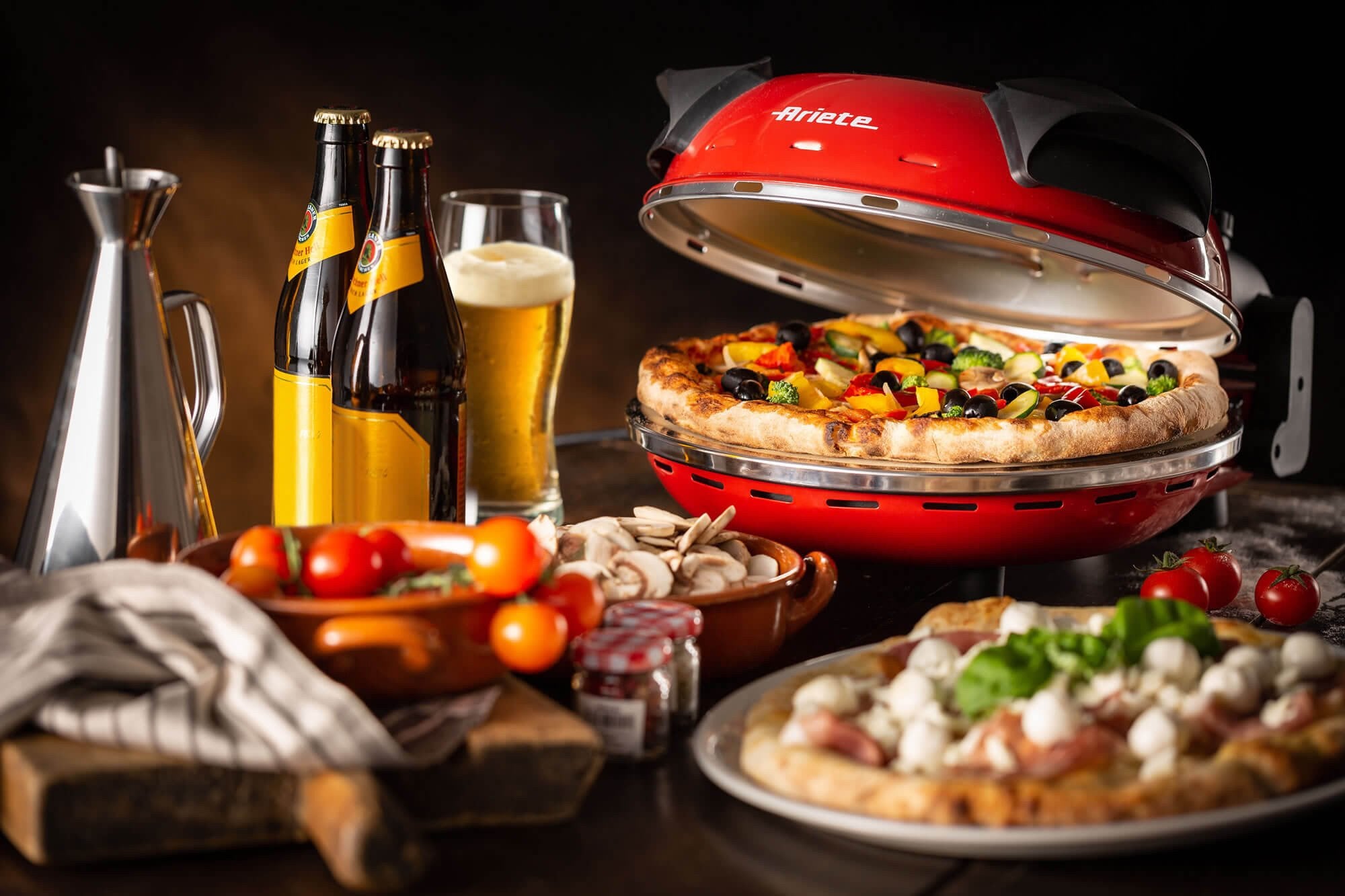 EAN 8003705116702 - Ariete 0909/10 fabricante de pizza y hornos 1 Pizza(s) 1200 W Rojo imagen 7