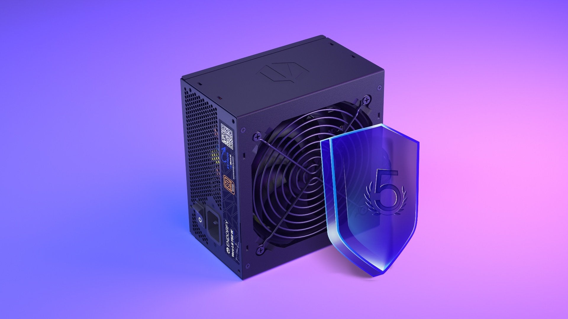 Endorfy Vero L6 750 W (Negro, 1x 12-Pin High Power Gpu, 2x Pcie, 750 Watt) Ey7a014