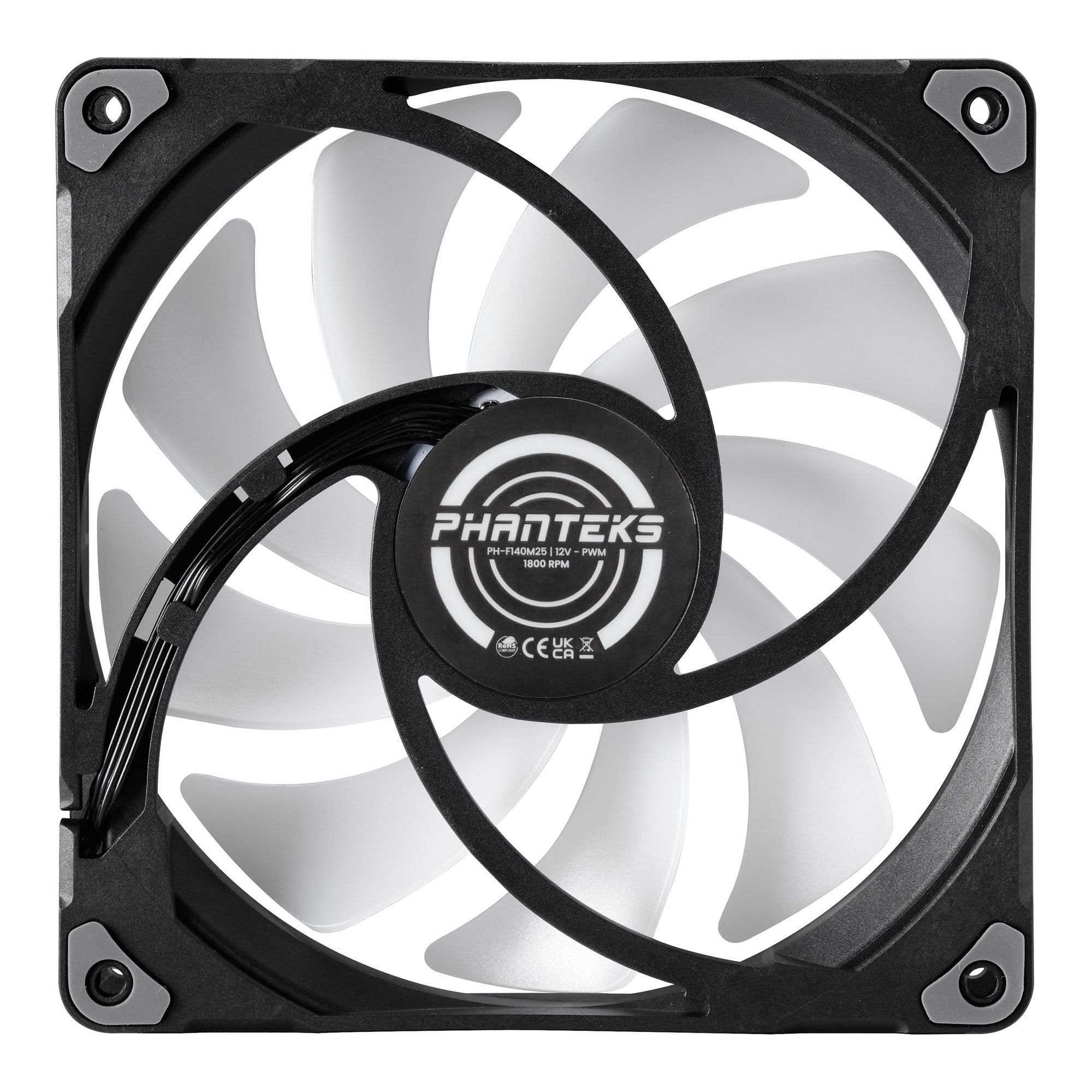 Phanteks M25 Ventilador 14 Cm Negro 1 Pieza(S)