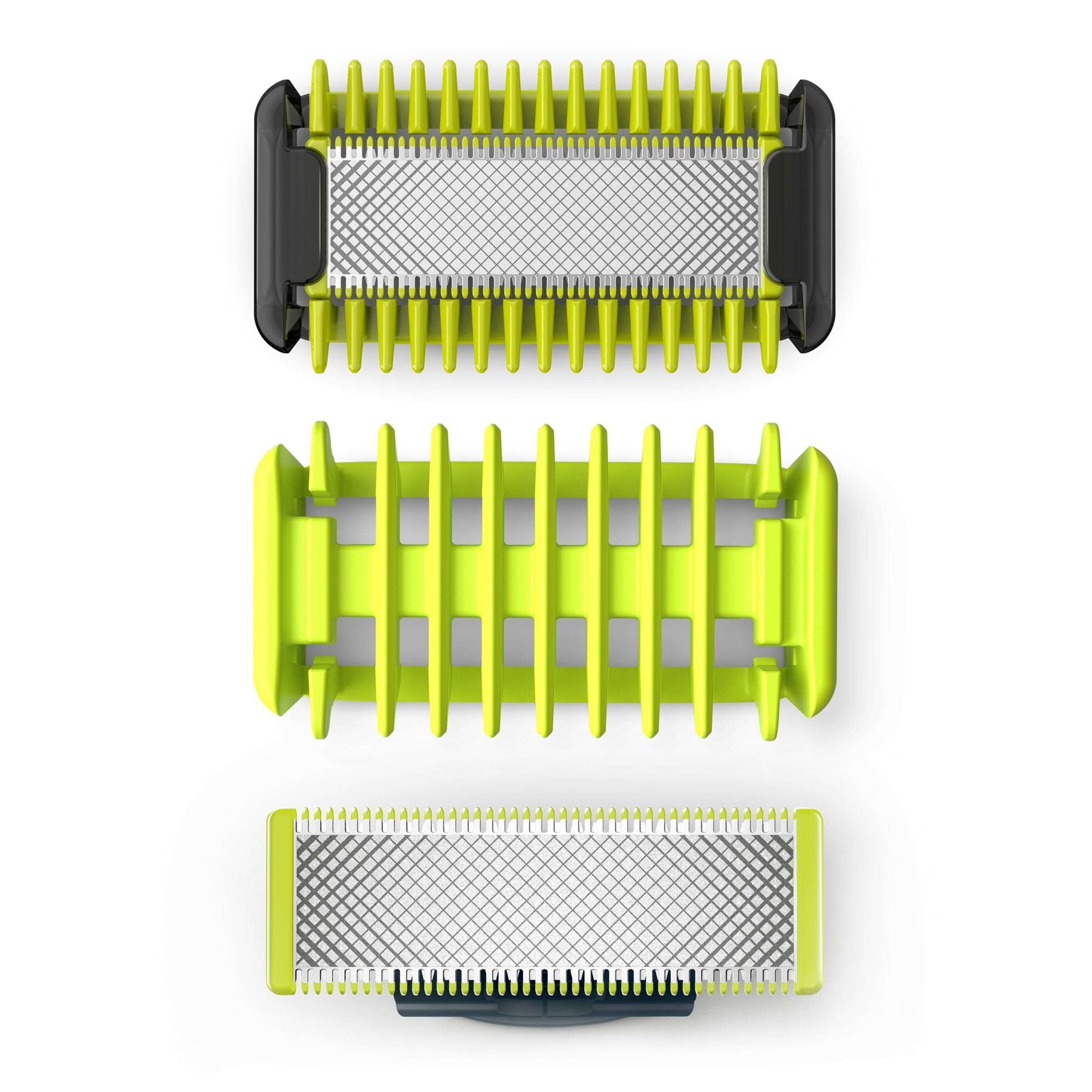 Philips Norelco Oneblade 1 Cuchilla Para La Cara, 1 Para El Cuerpo Kit Face + Body, Shaving Blade, Negro, Cal, Acero Inoxidable