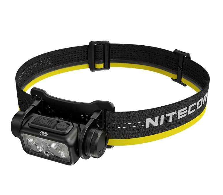 Linterna Nitecore Nu43 Negro Con Cinta Para Cabeza Led Amarillo