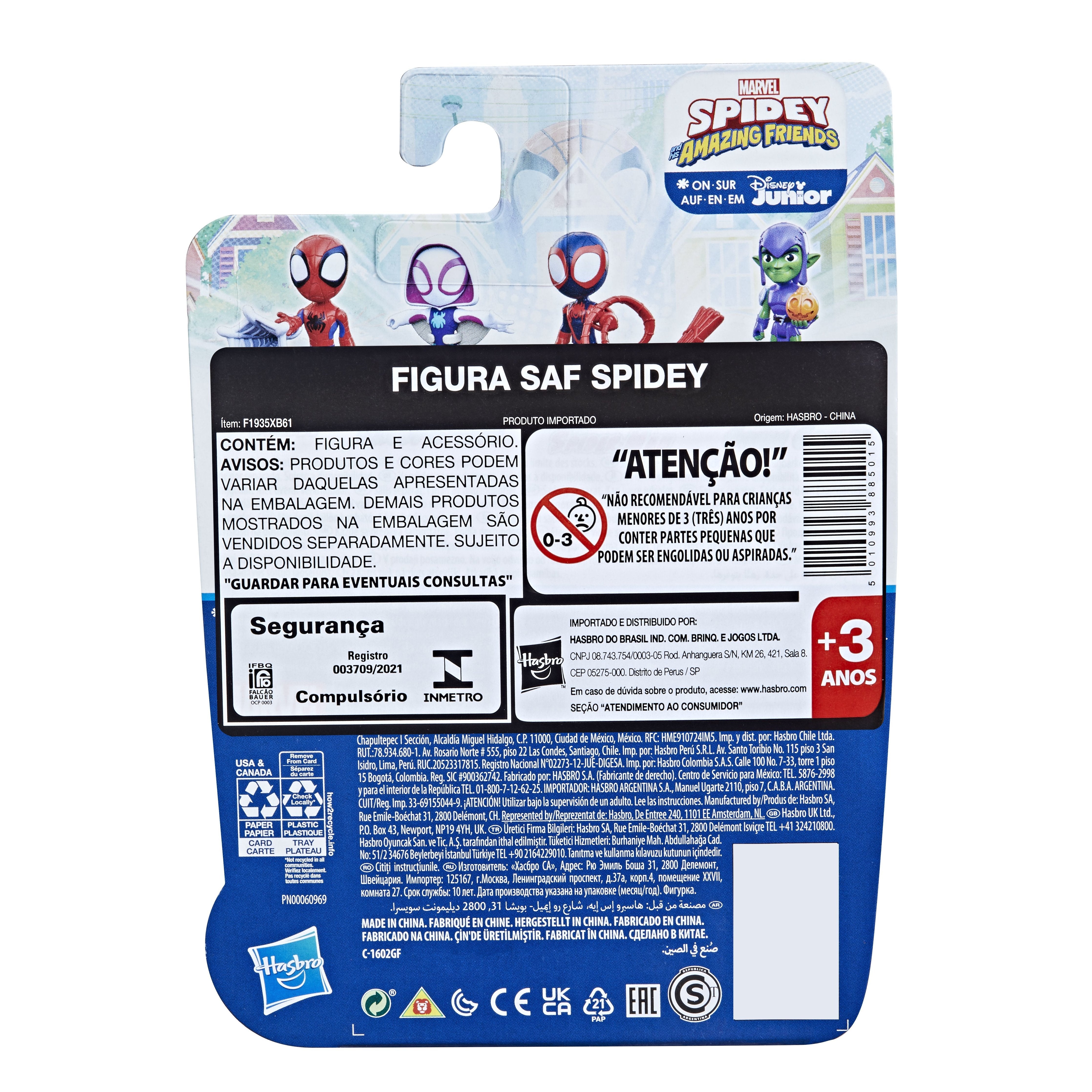 Figura Spidey Amazing Friends Marvel 10cm