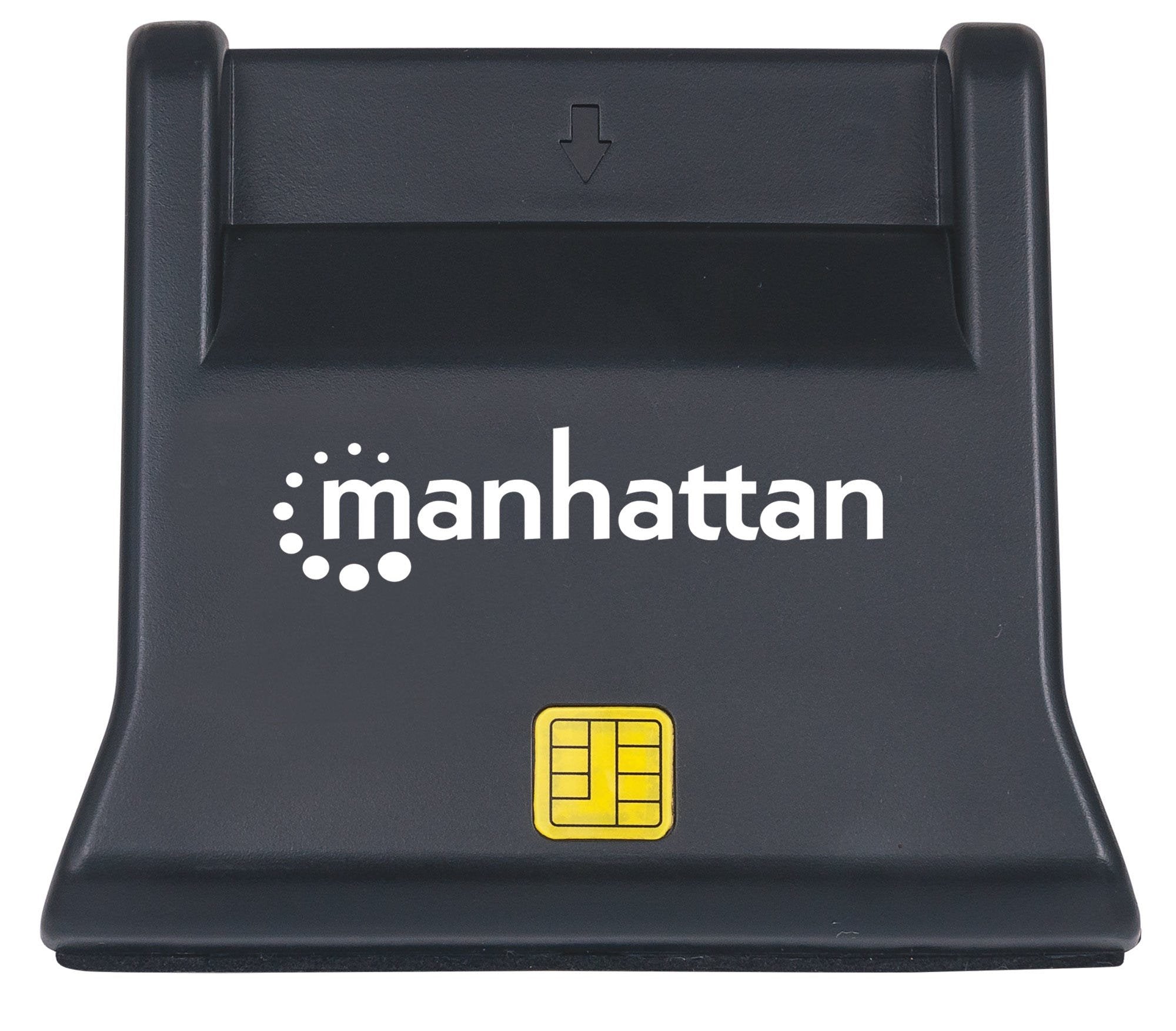 EAN 0766623102025 - Manhattan 102025 lector de tarjeta inteligente Interior USB USB 2.0 Negro imagen 3