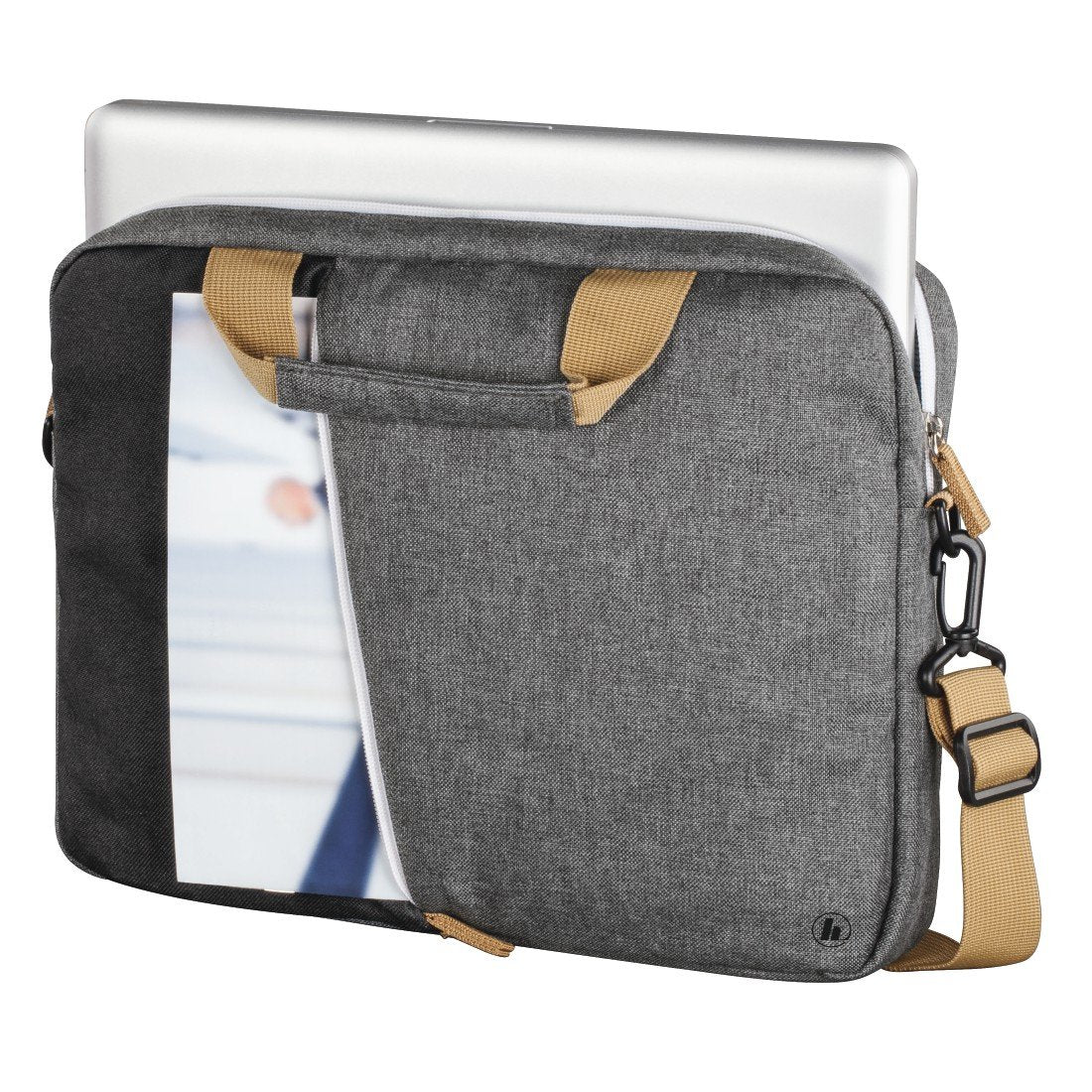 EAN 4047443472014 - Hama Florence 39,6 cm (15.6") Maletín Negro, Gris imagen 2