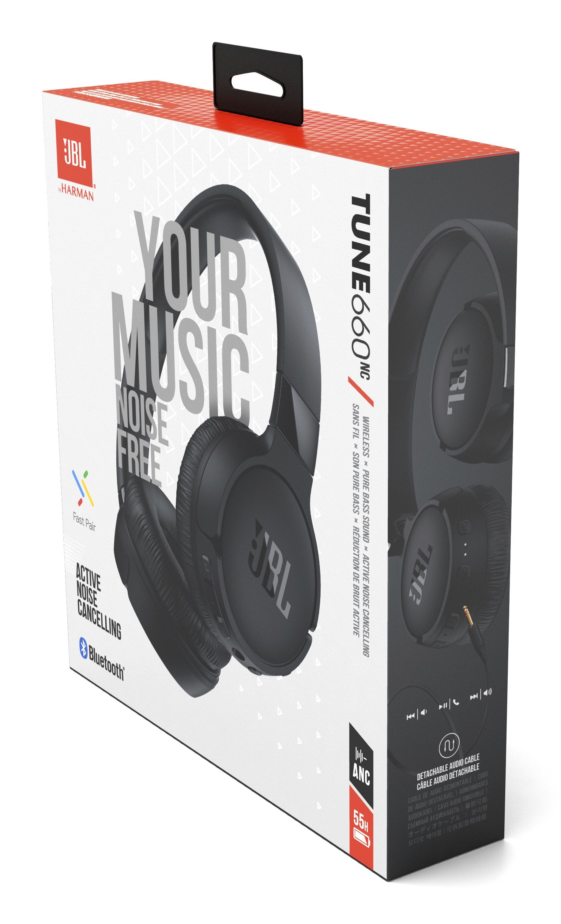 Jbl Tune 660nc Black / Auriculares Onear Inalámbricos