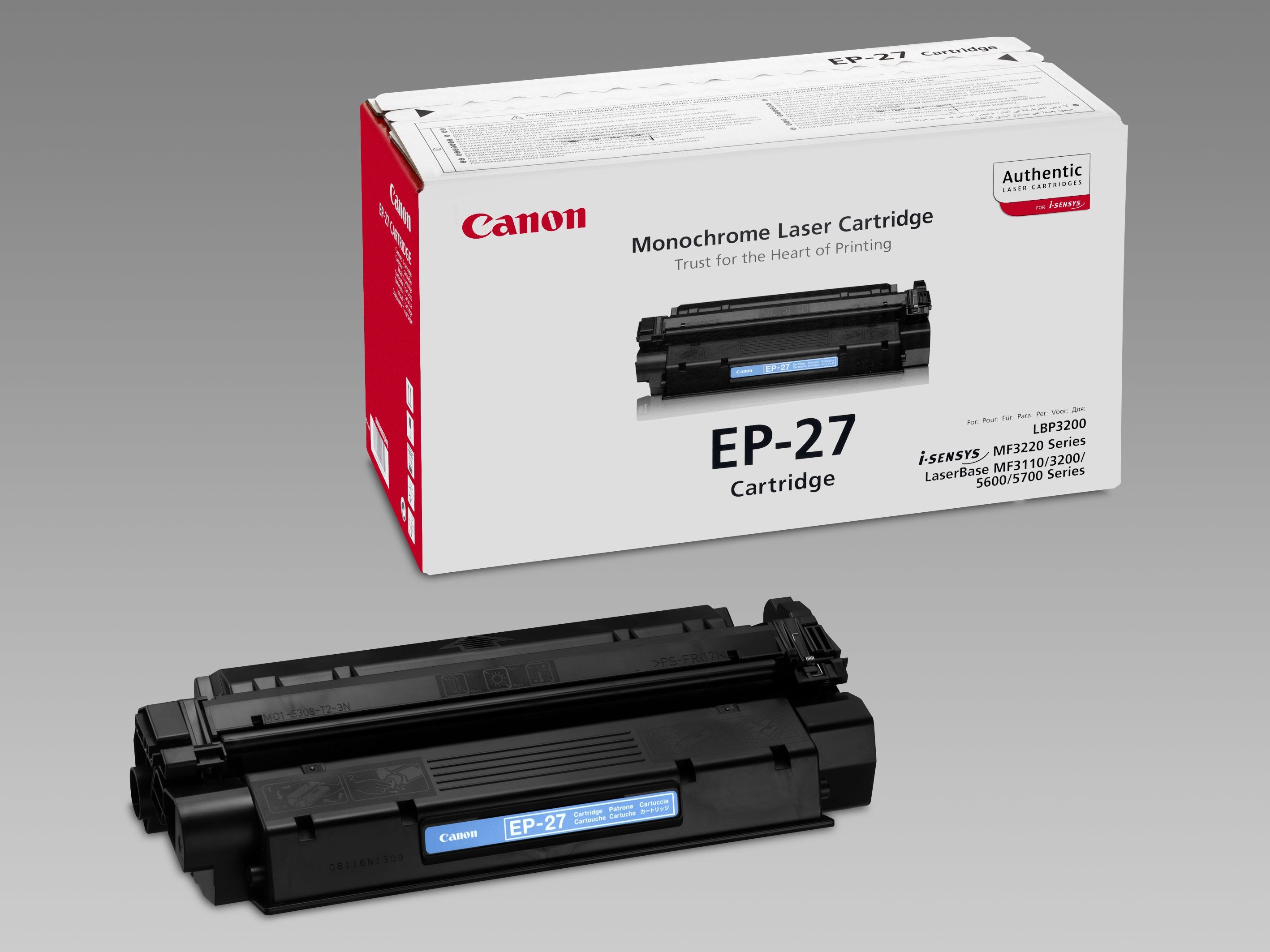 EAN 4960999201719 - Canon EP-27 cartucho de tóner 1 pieza(s) Original Negro imagen 3