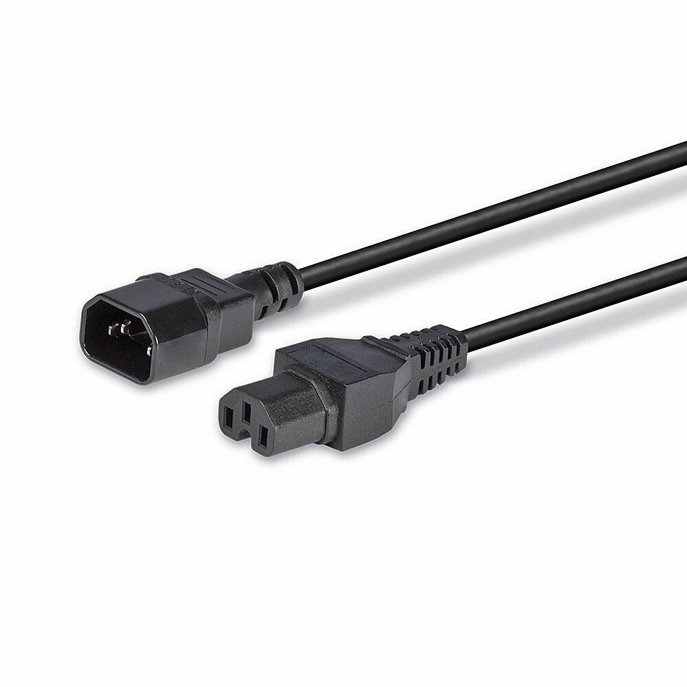 Lindy 30314 Cable De Alimentacion 2m C14 Acoplador C15 Acoplador Negro