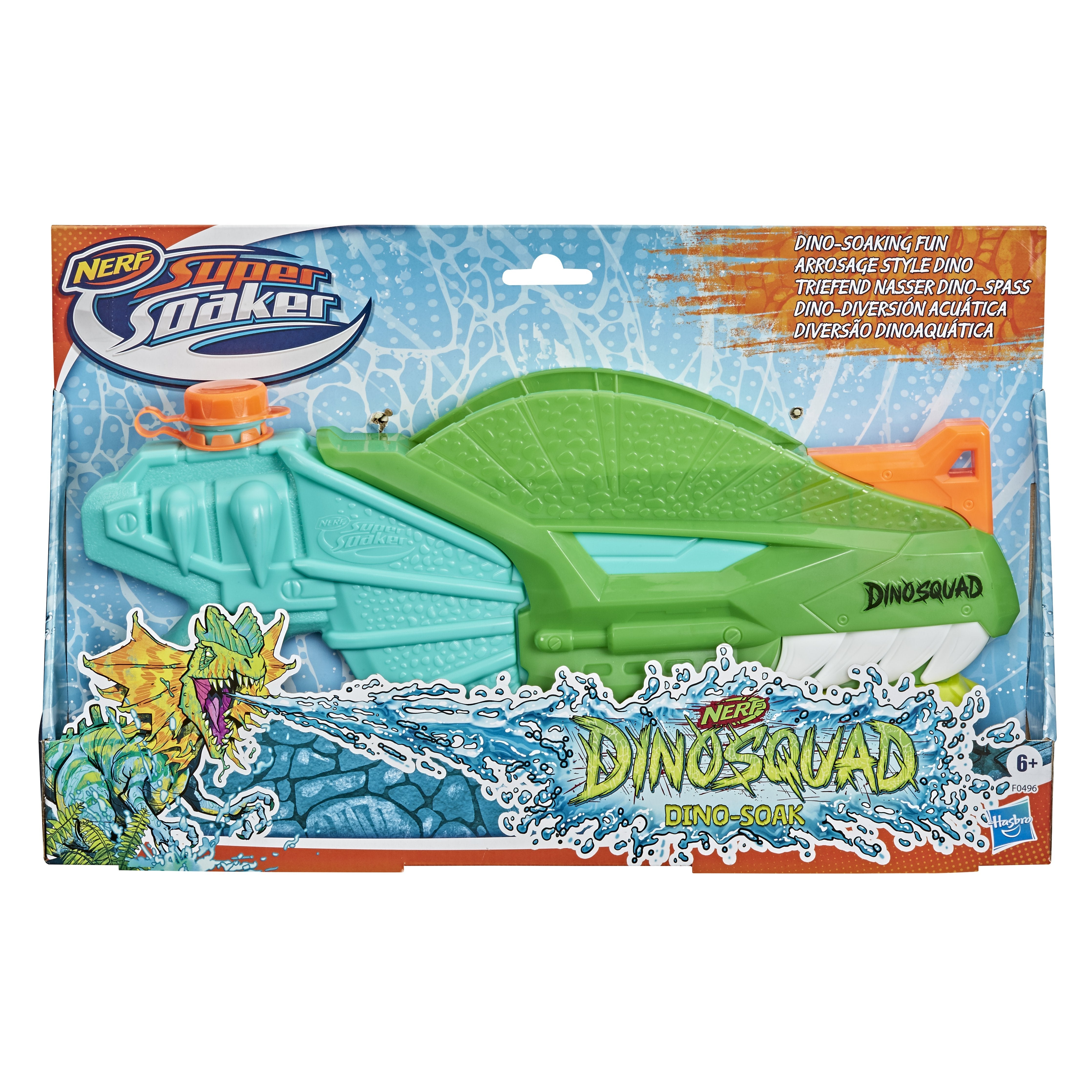 Pistola De Agua Hasbro Nerf Super Soaker Dinosquad Dino-Soak