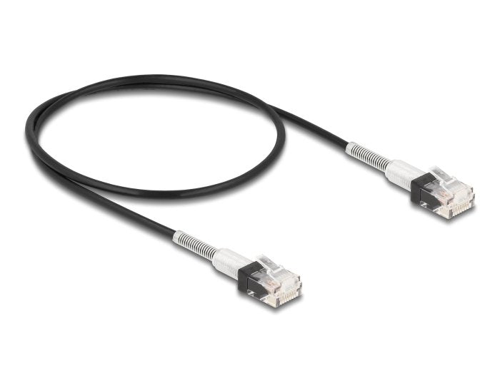 Delock 80388 Rj45 Cable De Red Con Doble Protección Doblado Cat.6a 0.50m