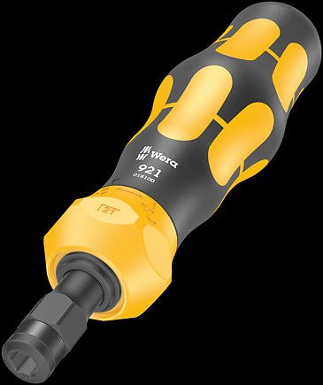 Atornillador Wera 921 Kraftform Plus Negro Amarillo, 1/4" 05018100001