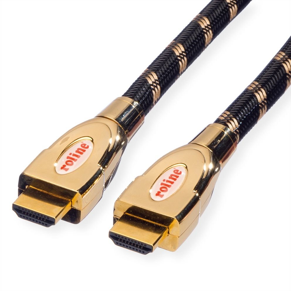 Roline Gold Hdmi Ultra Hd Cable + Ethernet, M/M 1 M