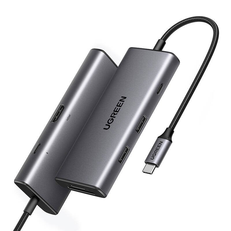 EAN 6941876215317 - Ugreen 15531 hub de interfaz USB Tipo C 1000 Mbit/s Gris imagen 2