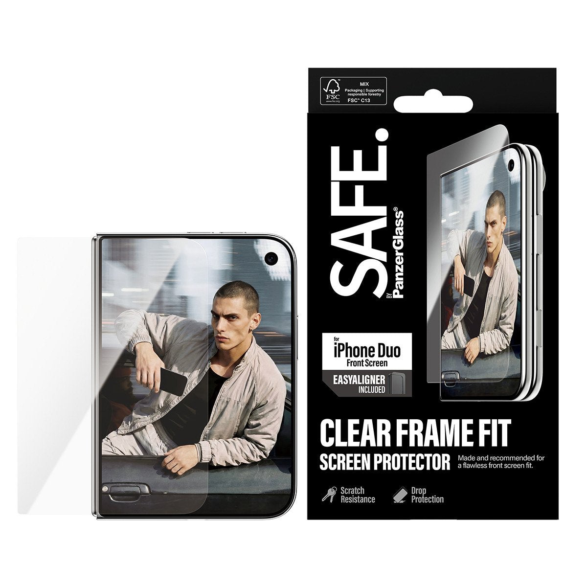 Panzerglass Safe. Front Screen Protector Iphone 18 Duo
