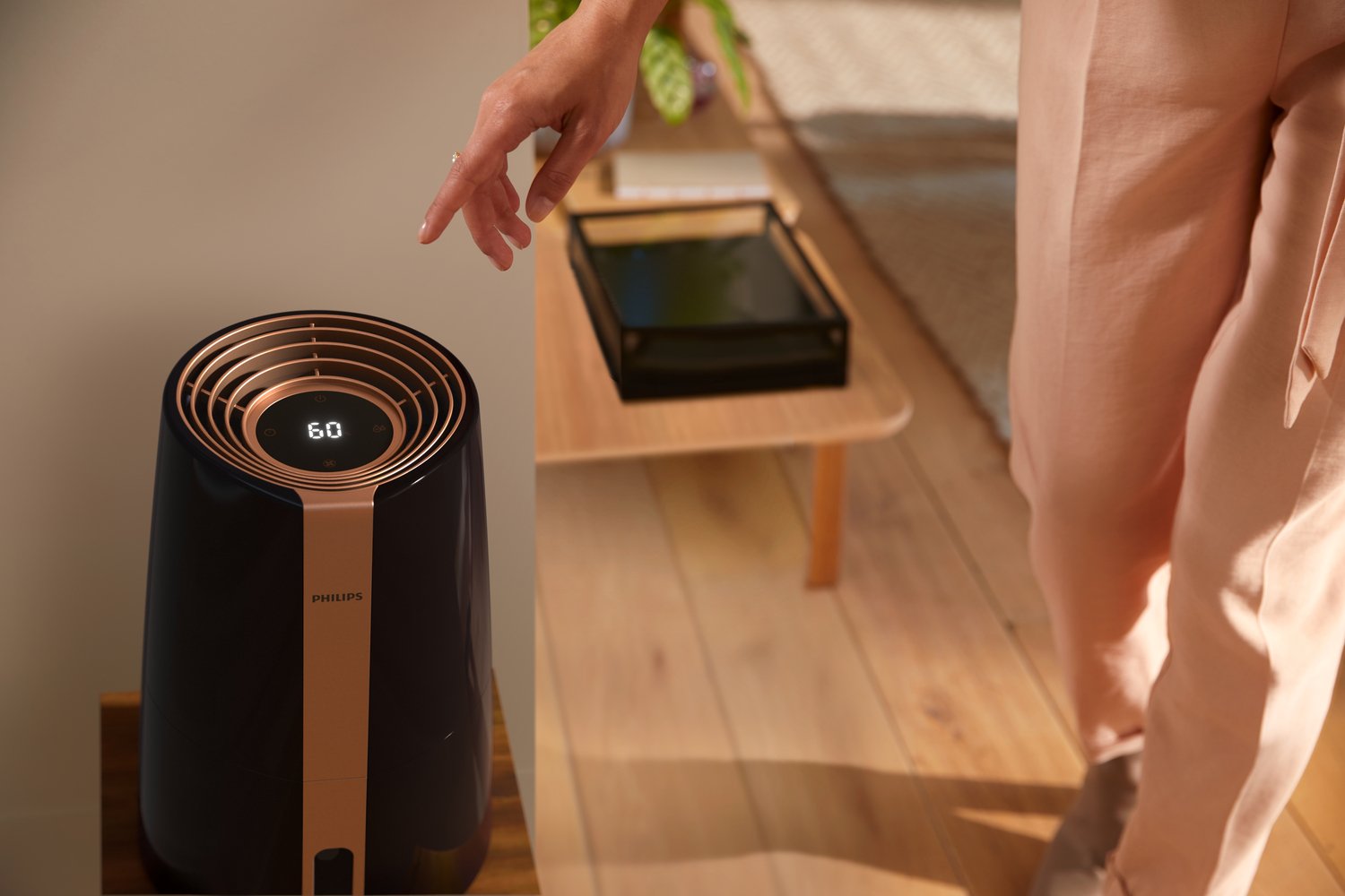 EAN 8710103916826 - Philips 3000 series HU3918/10 humidificador Impulsor 3 L Negro 25 W imagen 10