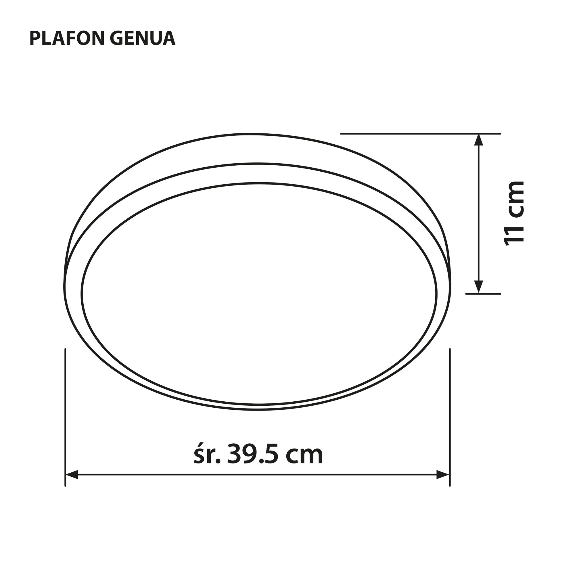 Plafón Activejet Aje-Genua 3xe27