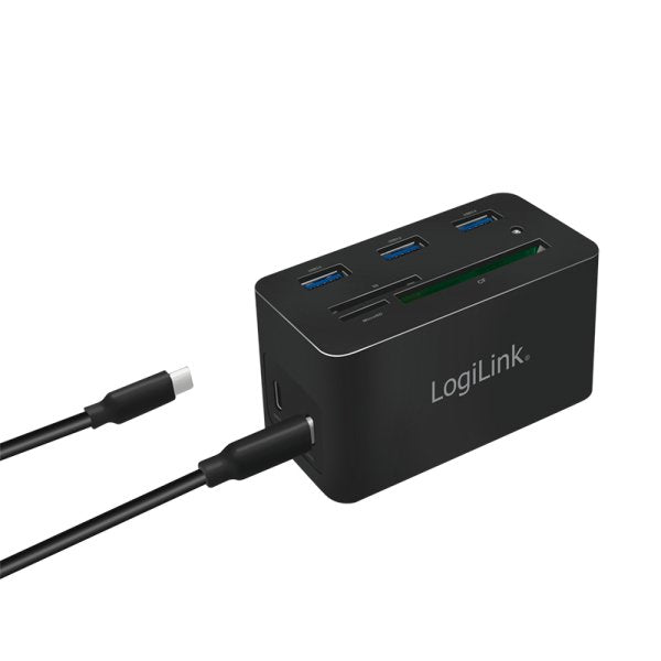 Logilink Docking Usb 3.2 (G1) Hdmi, 10 Puertos, Pd4, Negro