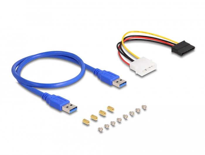 Delock Riser Karte Pci Express X1 Zu 3 X Pcie X1 Mit 50 Cm Usb Cable