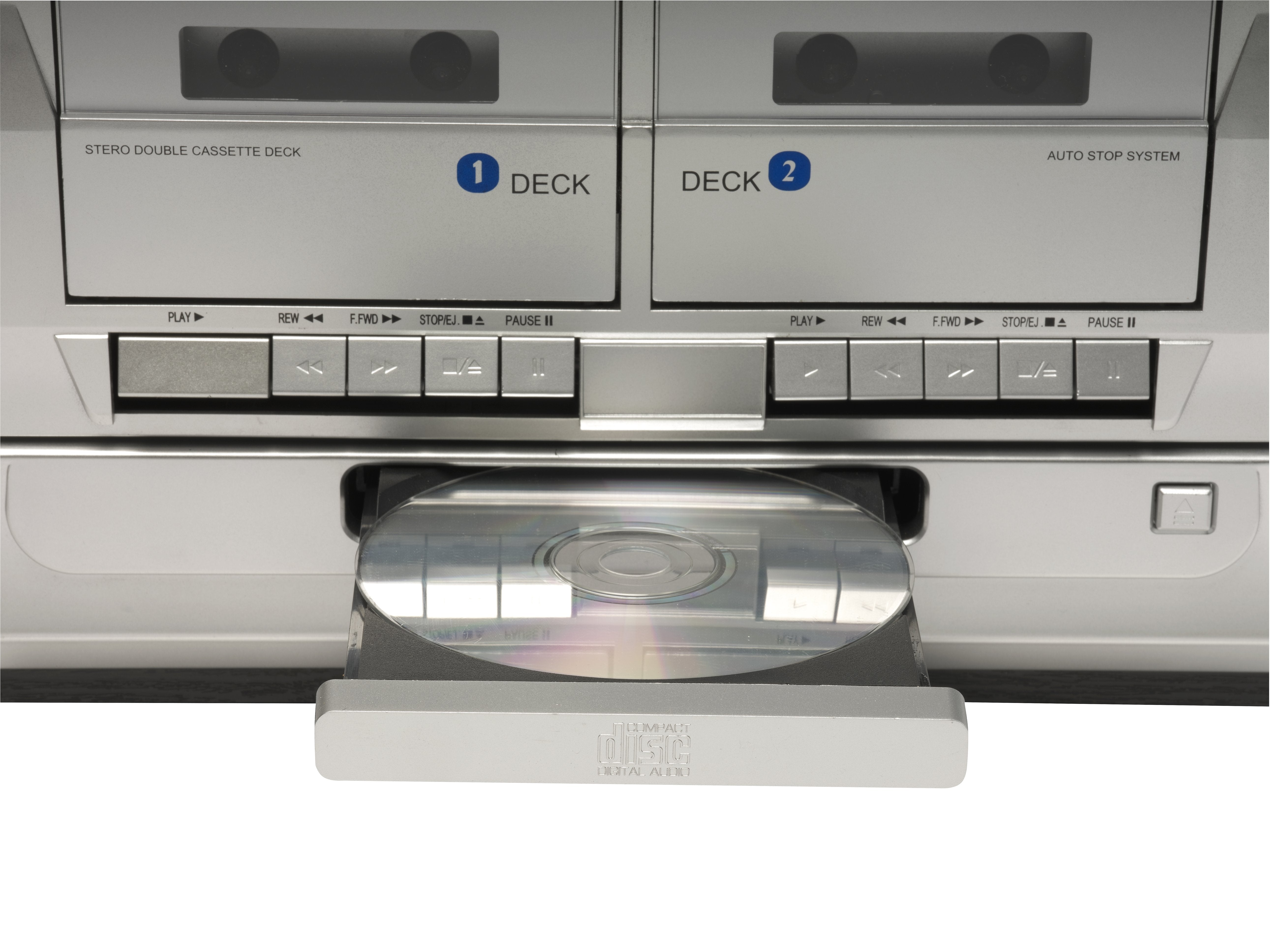 Reproductor Denver Mrd-166 De Cd Portátil Negro, Gris