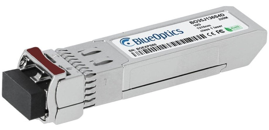 Blueoptics Juniper Ex-Sfp-10ge-Lrm Blueoptics Bo35j136s4d Sfp+ Transceiver, 10gbase-Lrm, Multimode Fiber, 1310nm, 220m