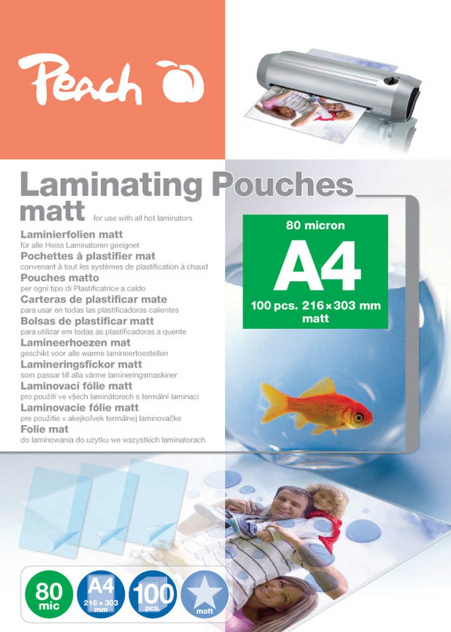 EAN 7640115941602 - Peach S-PP580-22 plastificador 100 pieza(s) imagen 1