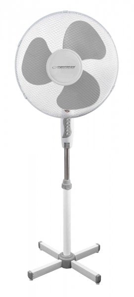 Ventilador De Pie Esperanza Hurricane Ehf001we 50w 3 Velocidades Oscilación 40cm Blanco