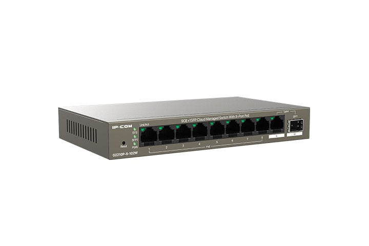 Ip-Com Switch G2210p-8-102w Switch Gigabit Ethernet (10/100/1000) Energía Sobre Ethernet (Poe) Gris