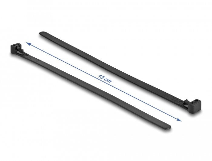 EAN 4043619187577 - DeLOCK 18757 presilla Bridas adherentes para cables Nylon 100 pieza(s) imagen 2